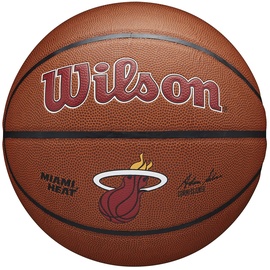 Wilson Basketball TEAM ALLIANCE, MIAMI HEAT, Indoor/Outdoor, Mischleder, Größe: 7