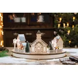 Hellum LED-Holz Stadt Szenerie 524611