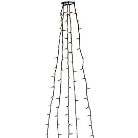 Konstsmide Baummantel Lichterkette LED 2,40 m Bernstein