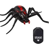 Amasawa Infrarot Fernbedienung Gefälschte Spinne, Hohe Simulation Tier Spinne Infrarot Fernbedienung Kinder Spielzeug Geschenk, Geeignet für Streich Party Halloween Weihnachten