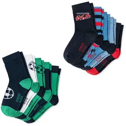 Schiesser Unisex Freizeitsocken Muster Mix 10er Pack
