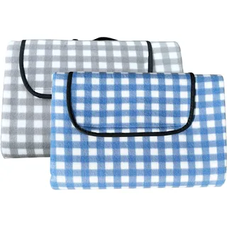 TRENDSHOP Picknickdecke Fleece kariert