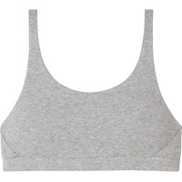 SCHIESSER Damen Organic Cotton-Pure Rib Bustier, grau-Mel_179880, 36