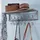 FineBuy Wandgarderobe FineBuy 74,5 cm Silber