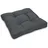 Beautissu Sitzkissen 50 x 50 x 10 cm grau 1 St.