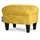 Konsimo Hocker Miles 55 x 42 x 40 cm Gelb
