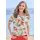GOLDNER Kurzgröße: Cityshirt mit floralem Muster in bunt / gemustert), | Gr.: 24
