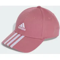 Adidas Baseball 3-Streifen Cotton Twill Baseball Kappe rosa|WEISS S+