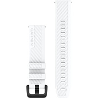 Garmin Schnellwechsel Ersatzarmband 20mm Silikon weiß/Edelstahl 127-205mm (010-12561-04)