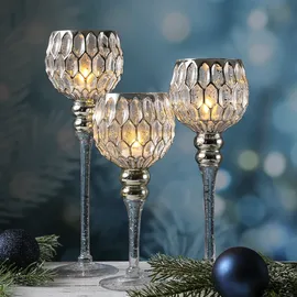 Dekoglas Kerzenständer gold