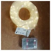 Nipach GmbH 10 m Mini-Lichterschlauch 100 LED warm weiß