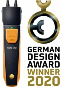 Testo 510i Differenzdruckmessgerät mit Smartphone-Bedienung