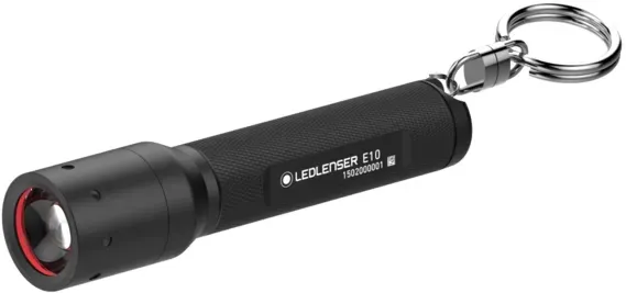 Taschenlampe E10, 25 Lumen, 60 Leuchtweite, 8h Laufzeit