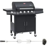 TAINO RED Gasgrill 4+1 mit Drehspieß