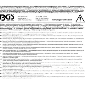 BGS Schraubendreher Kreuzschlitz PH0 Klingenlänge 100 mm