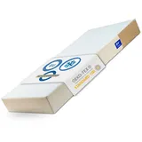 alpha mat Matratze 180x200, Taschenfederkernmatratze, Schlafmatratze Härtegrad H3 mittelfest, , Rollmatratze, Premium Matratze mit Bezug, 20 cm hoch