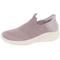 SKECHERS Ultra Flex 3.0 - Smooth Step mauve knit jersey trim 41