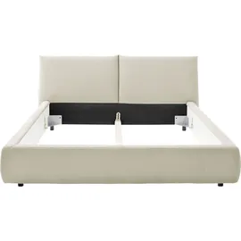 PLACES OF STYLE Polsterbett PLACES OF STYLE "Priora in 4 Breiten bis 200cm", beige (natur), B:212cm H:100cm L:230cm, 88% Polyester / 12% Polyacryl, Betten, Polsterbett, auch in NaturLEDER, Cord, belastbar bis 280kg, auch Überlänge 220 cm
