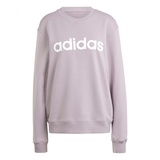 adidas Essentials Linear French Terry Sweatshirt preloved fig/White, S