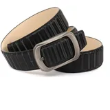 Anthoni Crown Ledergürtel schwarz 85
