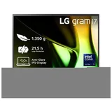 LG gram 17" 2024 Ultra 7 155H 32 GB RAM 2 TB SSD Grau 17Z90S-G.AD7CG 