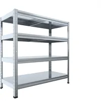 Kellerregal Biedrax 40 x 100 x 120 cm, Verzinkt, 4 Stahlböden, Fachlast 100 kg pro Fachboden