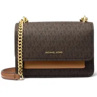 Michael Kors Claire Small Umhängetasche Leder Brown/Acorn