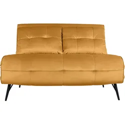 Daybett LEONIQUE "Alise", gold, B:122cm H:86cm L:84cm, Daybetten, mit Schlaffunktion, in tollen Farben und Qualitäten erhältlich