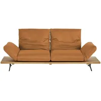 KOINOR Ledersofa  Marilyn , gelb , Maße (cm): B: 232 H: 96 T: 90.0