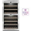 CASO Weinkühlschrank 725 WineComfort 660 Smart, G (A-G), grau (schwarz, edelstahlfarben), B:59,5cm H:103,5cm T:63cm, Weinkühlschränke