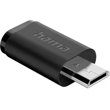Hama Adapter-Set USB-C Buchse Micro-USB-Stecker Schwarz 3 Stück