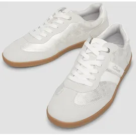 s.Oliver Sneaker Damen Creme/Silber 37