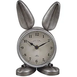 Beliani Tischuhr Silber