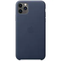 Apple iPhone 11 Pro Max Lederhülle mitternachtsblau