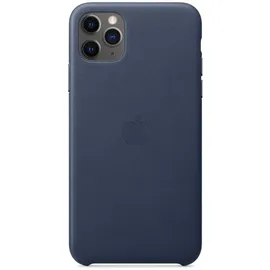 Apple iPhone 11 Pro Max Lederhülle mitternachtsblau