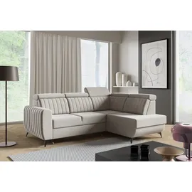 moeblo Couch für Wohnzimmer, Samstoff, Ecksofa mit Schlaffunktion und Bettkasten, Schlafsofa, Sofagarnitur, L Sofa Eckcouch L-Form Wohnlandschaft mit Bet... - Grün