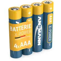 Ansmann Einwegbatterie AAA 4 St.