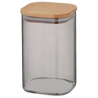 Kela Vorratsdose Nea Glas hellgrau 10,0x10,0x16,0cm 1,1l