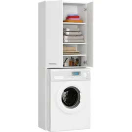 Akord Waschmaschinenschrank FIN 64 x 180 x 30 cm Weiß
