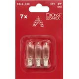 Konstsmide 1042-030 Top-Kerze 3 St. E10 34 V Klar