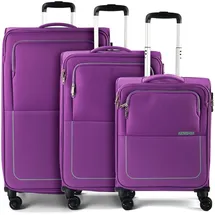 American Tourister Air Wave Koffer-Set 3-tlg. lila