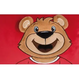 NICI Kissen Fc Bayern München Bär Berni 43x25 - Rot