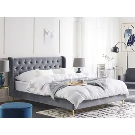 Beliani Forbach 140 x 200 cm Grau