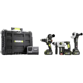 Worx WU928 Akku-Bohrhammer inkl. 2. Akku + Ladegerät