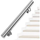 OUUTMEE Handlauf Edelstahl für Treppen 100cm Wandmontiertes Treppengeländer