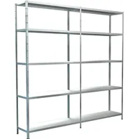 SCHULTE Regalwelt Anbauregal Stahl 200 cm x 200 cm weiß