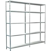 SCHULTE Regalwelt Anbauregal Stahl 200 cm x 200 cm weiß