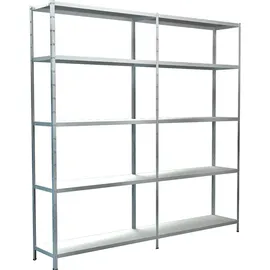 SCHULTE Regalwelt Anbauregal Stahl 200 cm x 200 cm weiß