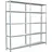 SCHULTE Regalwelt Anbauregal Stahl 200 cm x 200 cm weiß