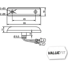 Hella Positionsleuchte 2PG 357 010-121